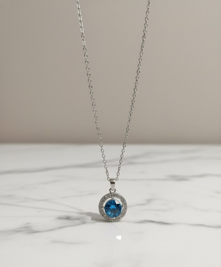 Blue Stardust Necklace