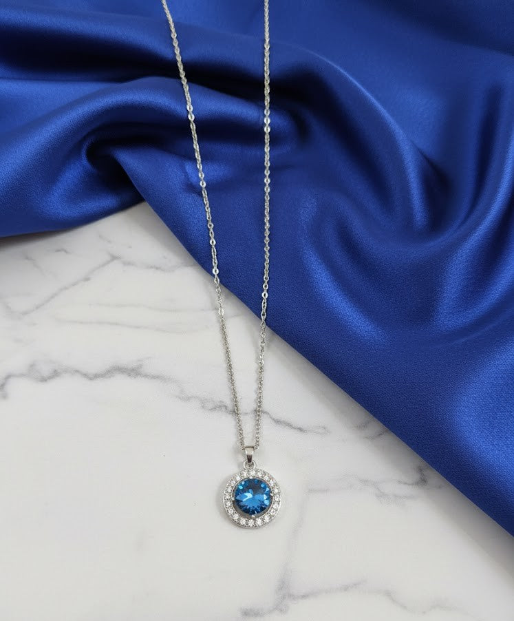 Blue Stardust Necklace