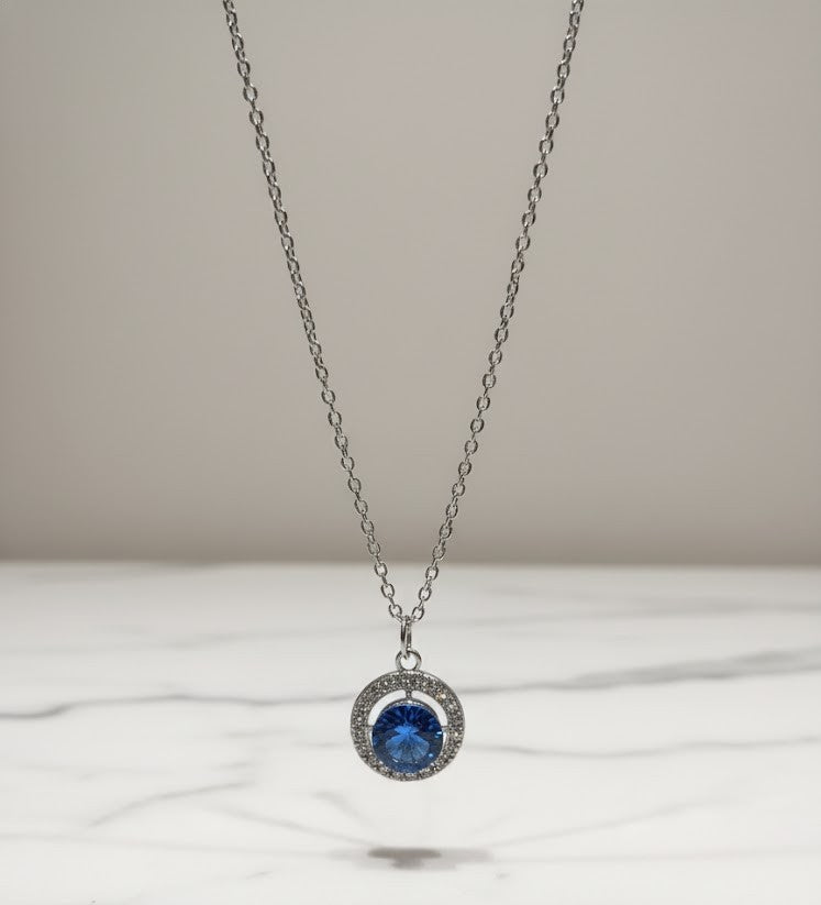 Blue Stardust Necklace