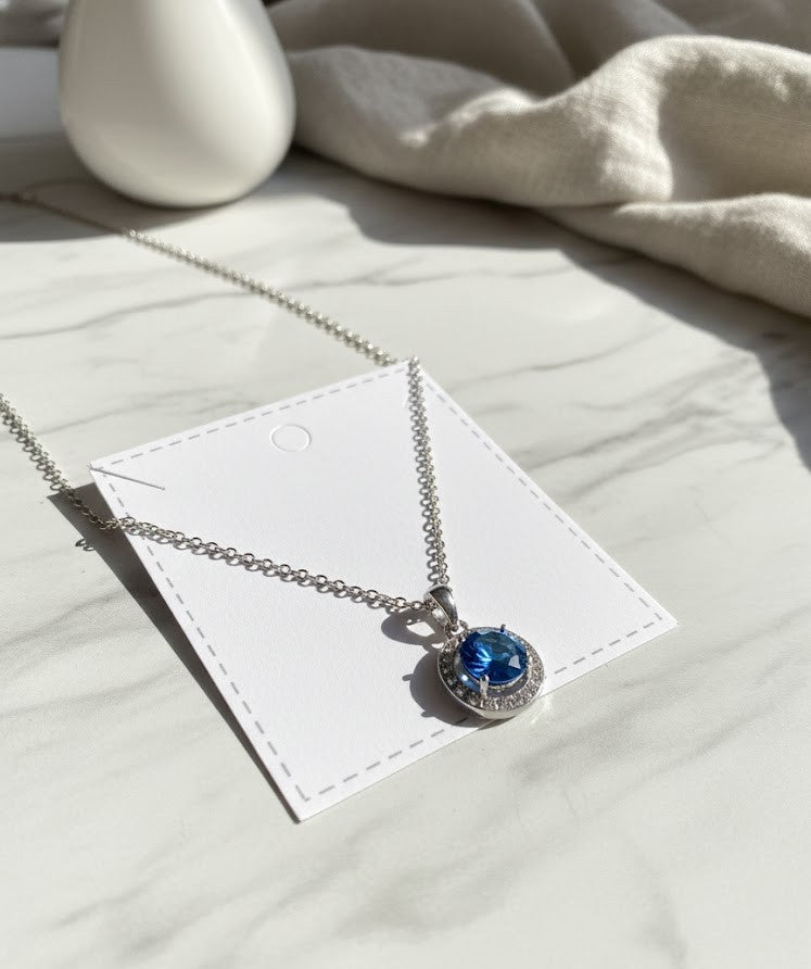 Blue Stardust Necklace
