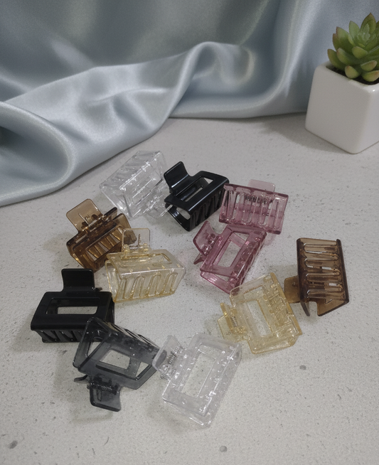 Chic Mid-Sized Hair Clips 10-Pack