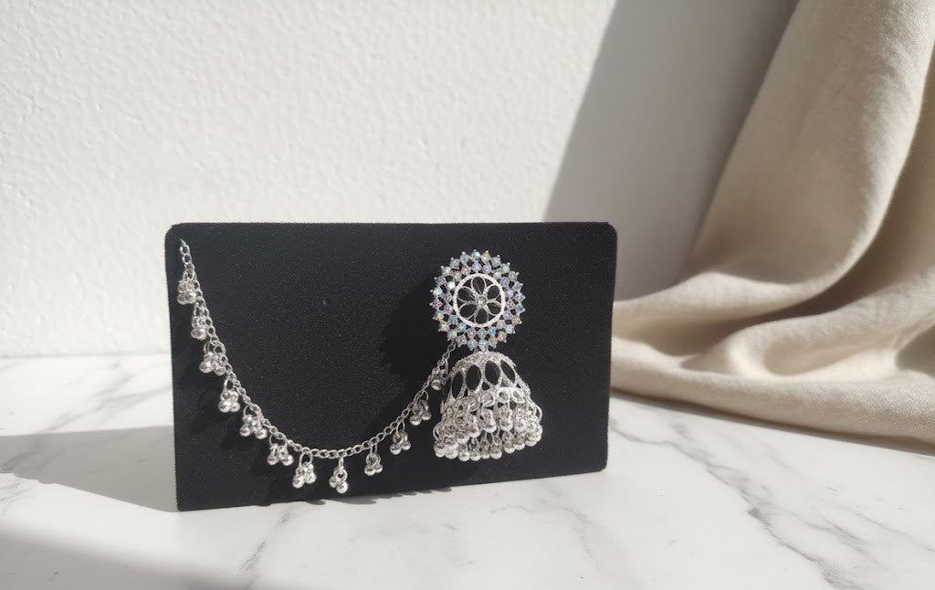Midnight Spark Black Elegance Earrings