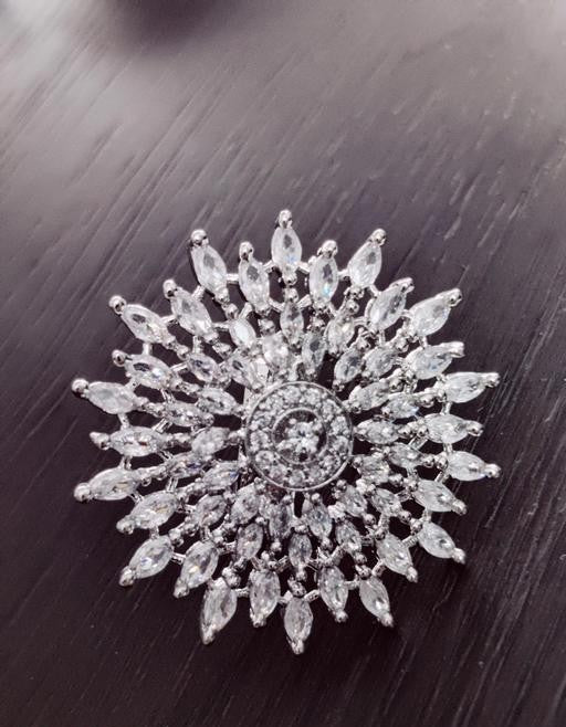 Stylish American Diamond Big Cocktail Ring