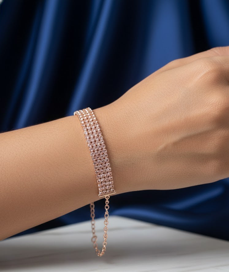 The Crystal Layer Stone Bracelet