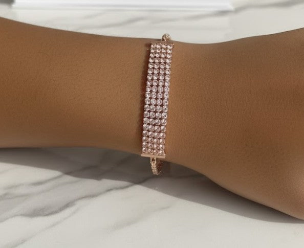 The Crystal Layer Stone Bracelet