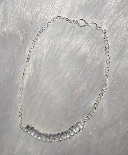 ✨ Elegant Crystal Bar Bracelet