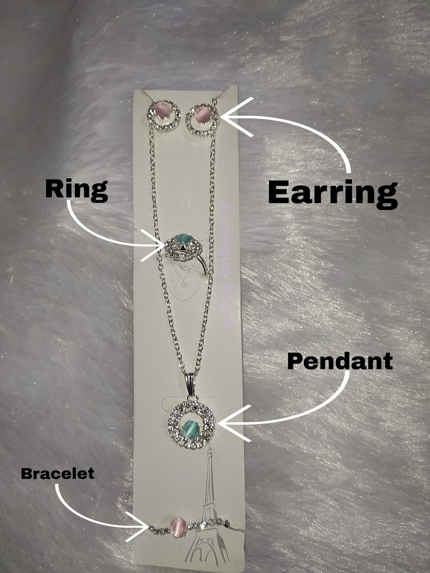 Elegant Round-Cut Jewelry Combo –(Trendy & Affordable)