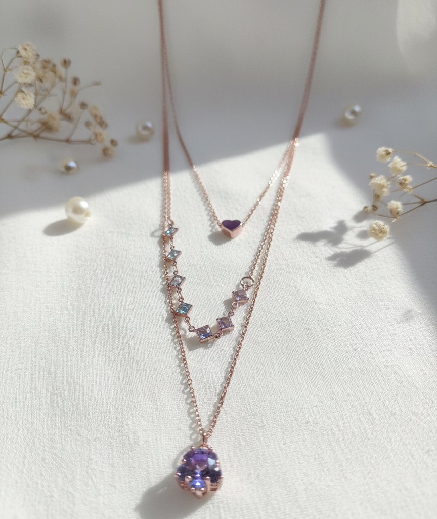 Layered Rose-Gold Necklace