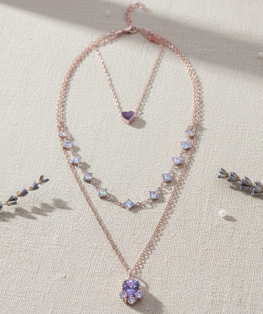 Layered Rose-Gold Necklace